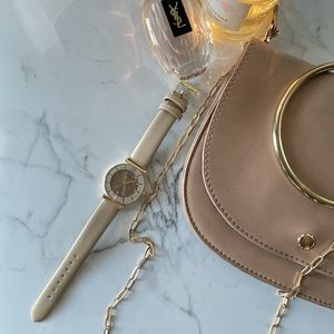 Nude Anne Klein Genuine Leather Watch